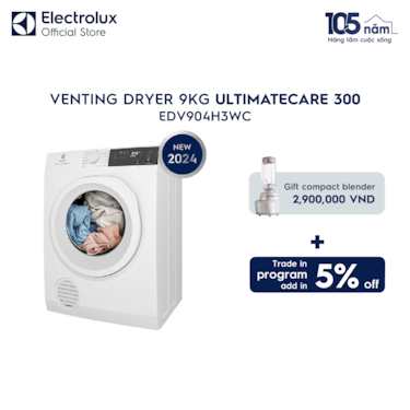 9kg UltimateCare 300 venting dryer&#160;