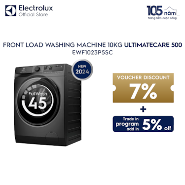 10kg UltimateCare 500 front load washing machine