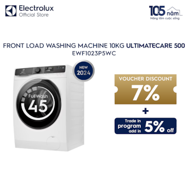 10kg UltimateCare 500 front load washing machine