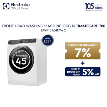 10kg UltimateCare 700 front load washing machine