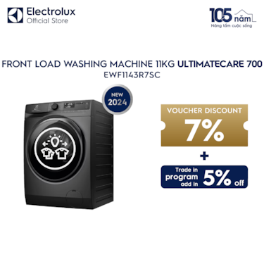 11kg UltimateCare 700 front load washing machine