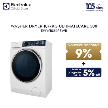 10/7kg UltimateCare 500 washer dryer