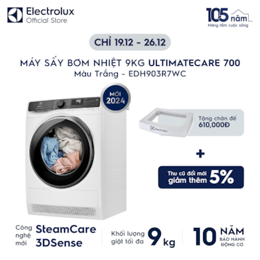 M&#225;y sấy Bơm nhiệt 9kg UltimateCare 700 - Trắng