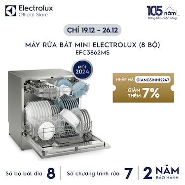 M&#225;y rửa b&#225;t để b&#224;n UltimateCare 300 55cm cho 8 bộ ch&#233;n đĩa