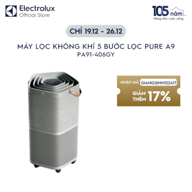 M&#225;y lọc kh&#244;ng kh&#237; 5 bước lọc Pure A9 cho ph&#242;ng c&#243; diện t&#237;ch 60m&#178;