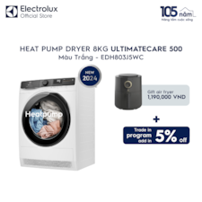 8kg UltimateCare 500 Heat pump dryer 