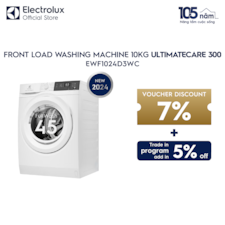 10kg UltimateCare 300 front load washing machine