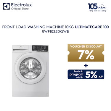 10kg UltimateCare 100 front load washing machine