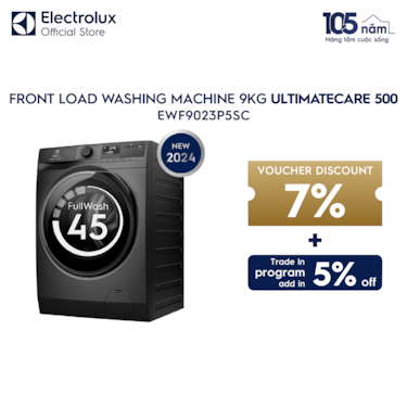 9kg UltimateCare 500 front load washing machine