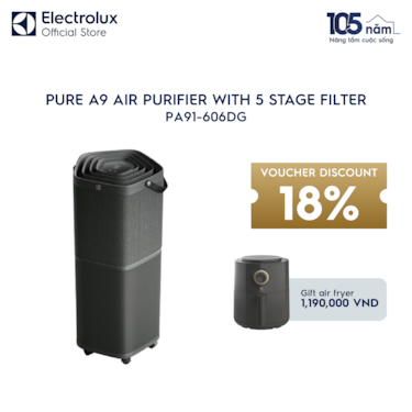 Pure A9 air purifier with 5&#160;stage filter for 88m&#178; room coverage