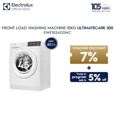 10kg UltimateCare 300 front load washing machine