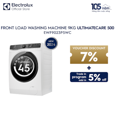 9kg UltimateCare 500 front load washing machine