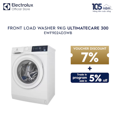 9kg UltimateCare 300 front load washer